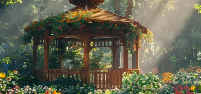 Le charme des structures en bois pour embellir votre jardin